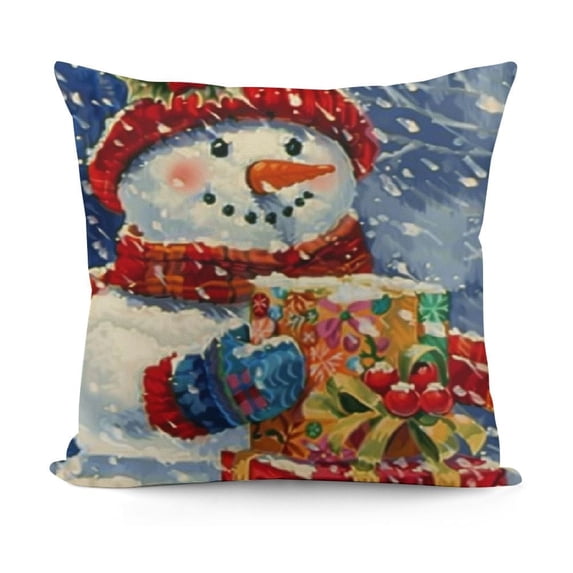 SHANXI Festive Christmas Decorative Pillowcase - Perfect Holiday Accent for Your Home Decor 18x18in