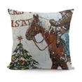 thumbnail image 1 of SHANXI Christmas Hat Pillow Covers, Vintage Christmas Pillow Cases, Christmas Pillows Decorative 20x20in, 1 of 5