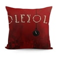 thumbnail image 1 of SHANXI Christmas Pillow Cover Small Bell Decoration Winter Pillow Case Decor for Home Sofa Couch 24x24in, 1 of 5