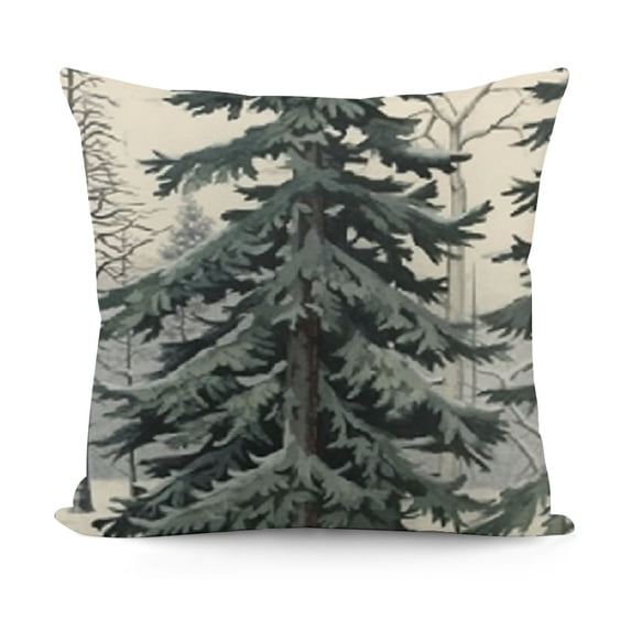 SHANXI Christmas Tree Snowflake Reindeer Let It Snow Throw Pillow Covers, Winter Holiday Cushion Case Decoration for Sofa Couch 22x22in