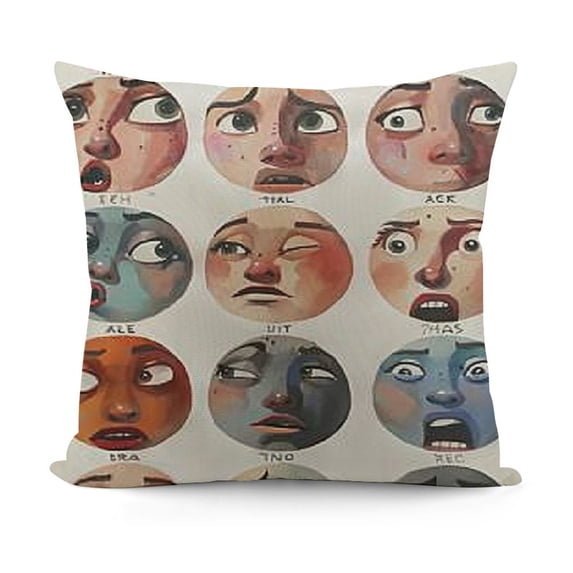 SHANXI Counseling Office Must Haves Throw Pillow Cover, Calming Corner, Mental Health Pillowcase Decor for Home Kids,Mental Health Counselor Gifts, Calming Corner Items Kids Pillow Covers 18x18in