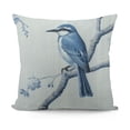 thumbnail image 1 of SHANXI  Cute Bird Printing Square Pillow Covers, Linen Look Farmhouse Soft Cushion Case for Home Office Room Bed,  20x20in, 1 of 5