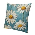 thumbnail image 1 of SHANXI Daisies Floral Bloom Throw Pillows Flower Decorative Pillow Cases 20x20in, 1 of 5