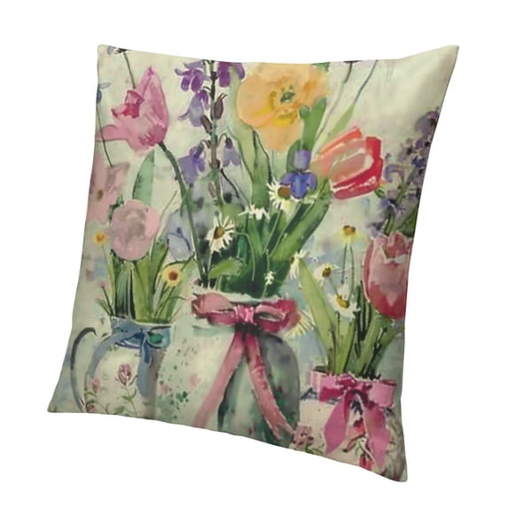 SHANXI Decoration Holiday Farmhouse Summer Pillow Case Decor for Home Sofa Couch 24x24in