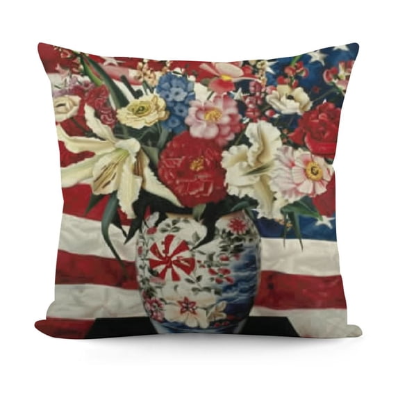 SHANXI Decorations Pillowcase, Stars Flag for Sofa Couch Bed Home () 20x20in