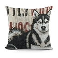 thumbnail image 1 of SHANXI It's Not Dog Hair It's Husky Glitter Decorative Throw Pillow Case Cover ,Funny Husky Decorations for Home Bedroom Girl Room Office,Husky Owners Gifts,Dog Lovers Gifts 12x12in, 1 of 5