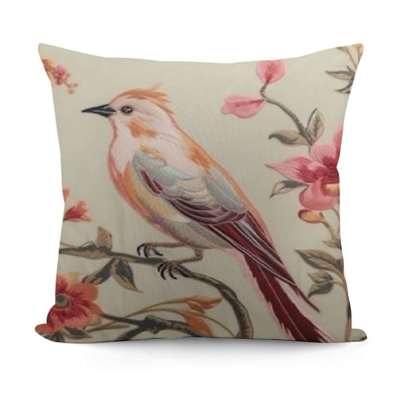 SHANXI 20 x 20 White Decorative Pillow Cover, Square
