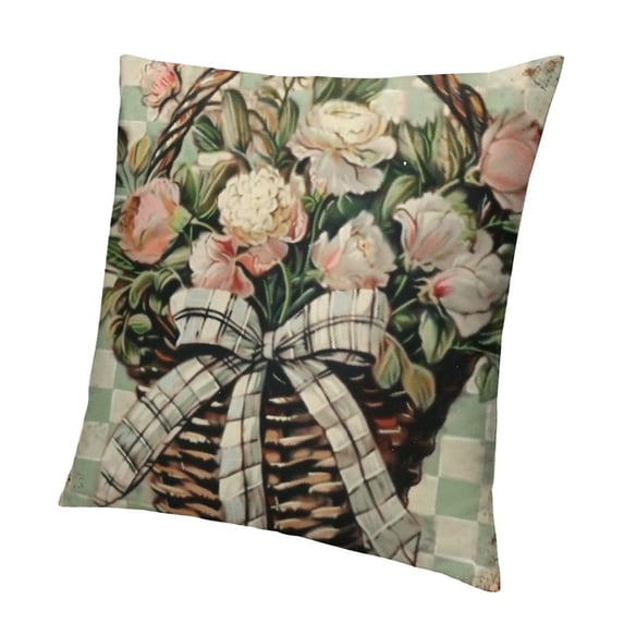 SHANXI Eucalyptus Leaves Throw Pillow Covers 12x12in