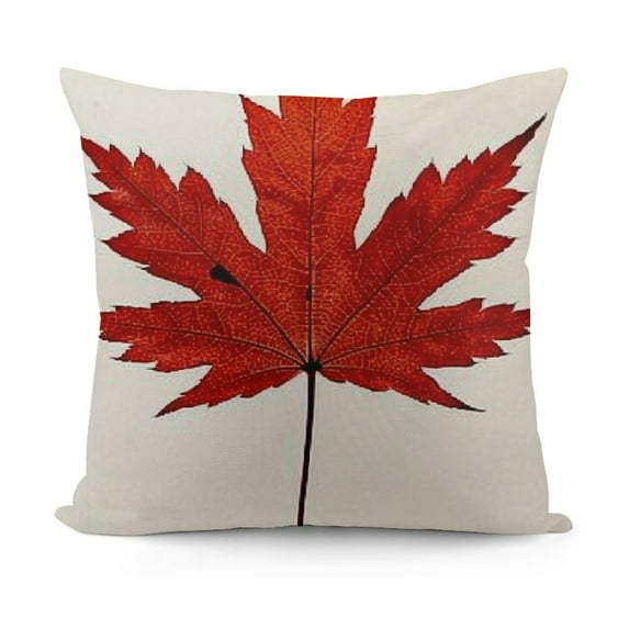 SHANXI Fall Decorations n Pillows Decorative Throw Pillows, Burnt Red Outdoor Cushion Covers for Couch Fall Decor 20x20in
