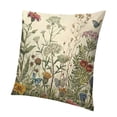 thumbnail image 1 of SHANXI  Fall Wildflowers Home Sweet Home Throw Pillow Covers 24x24in, 1 of 5