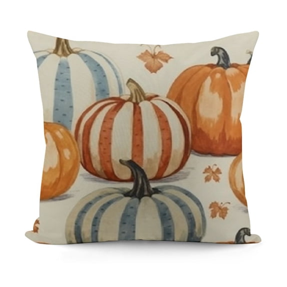 SHANXI Fall s Fall Decoration White Orange Pumpkin Decor Outdoor Thanksgiving Decoration 12x12in