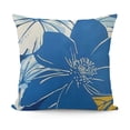 thumbnail image 1 of SHANXI Flower Palm Leave Print Throw Pillow Covers Decorative Throw Pillows for Couch Sofa Bed Throw Pillow Cover Cushion Covers Pillowcases for Holiday Decorative 20x20in, 1 of 5