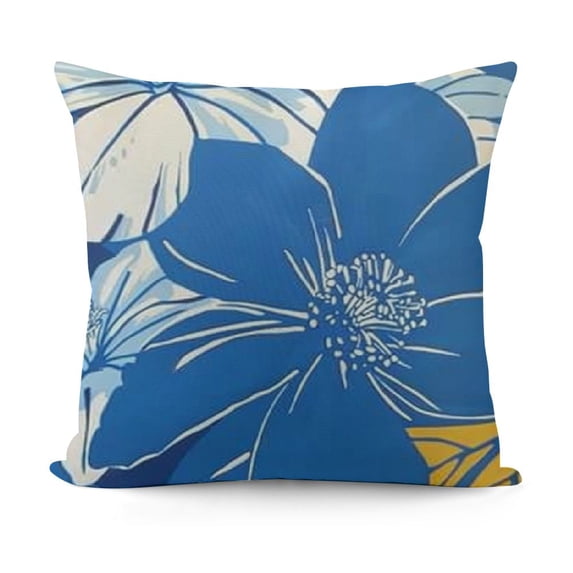 SHANXI Flower Palm Leave Print Throw Pillow Covers Decorative Throw Pillows for Couch Sofa Bed Throw Pillow Cover Cushion Covers Pillowcases for Holiday Decorative 20x20in