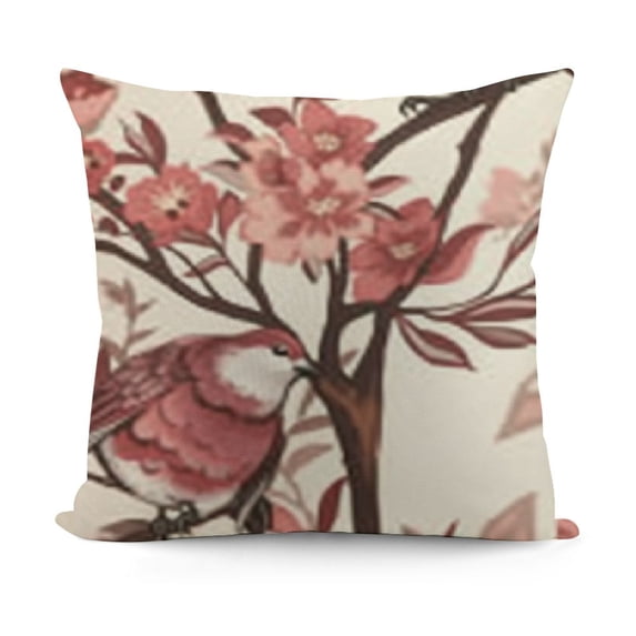 SHANXI Flowers Leaves Decorative Throw Pillows For Couch Square Pillow Cases For Sofa Bed 22x22in