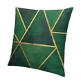 thumbnail image 1 of SHANXI  Green Gold Pattern Velvet Throw Pillow Covers Sofa Pillowcase Car Square Throw Pillowcases Home Decoration 22x22in, 1 of 5