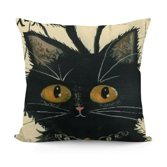 SHANXI Halloween Decorative Throw Pillow Covers , Ghost Jack O Lantern Porch Outdoor Home Decor, October 31 Funny Holiday Farmhouse Couch Cushion Case 18x18in