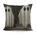 thumbnail image 1 of SHANXI Halloween Ghost Throw Pillow Cover, Spooky Black Stripes Cushion Case Decoration for Sofa Couch 20x20in, 1 of 5