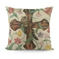 thumbnail image 1 of SHANXI Happy Easter Pillow Covers Floral Cross He is Risen Rabbit Bunny Carrot Striped Farmhouse Decorative Throw Pillowcases for Home Sofa Couch Decoration G 12x12in, 1 of 5