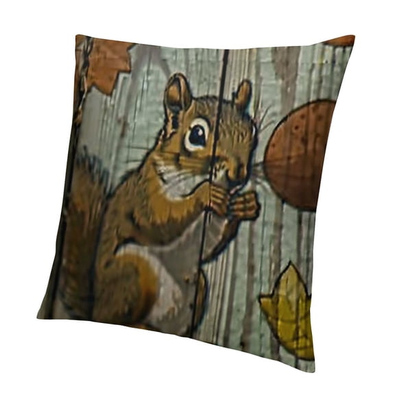 SHANXI Home Fall Decor Throw Pillow Covers with Animals Decorations Pillow 22x22in