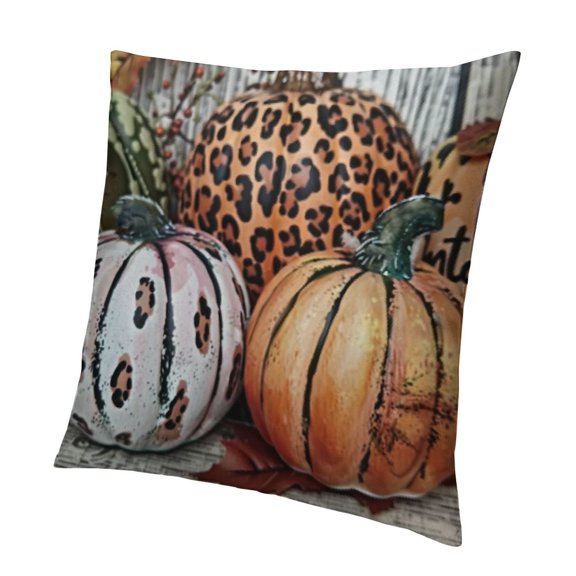 SHANXI Home Love Autumn Pillow Cases Hello Fall Yall with Thanksgiving Day Throw Pillow Cover 24x24in