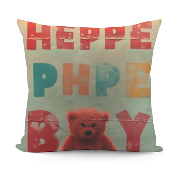 SHANXI Inspirational Quote Pillow Covers Be Happy Be Brave Cushion Cover Farmhouse Decor PillowcasesFor Home Classroom Reading Corner ,Gifts for Kid Family Friend