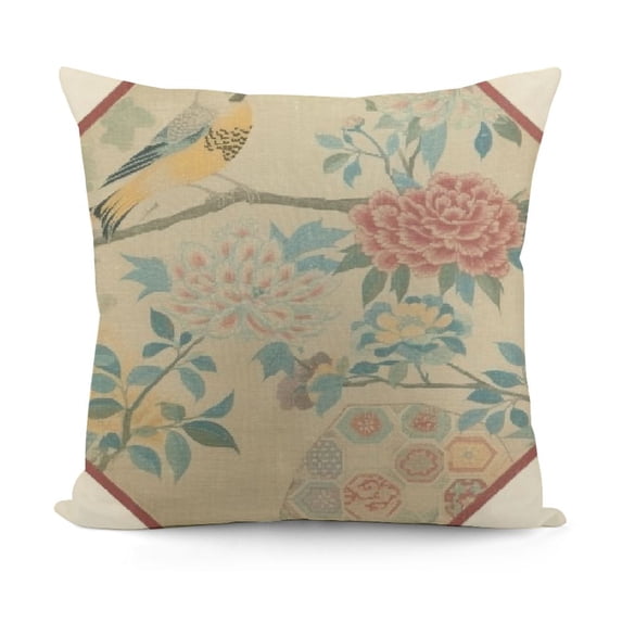 SHANXI Linen Decorative Throw Pillow Covers Set Soft Durable Cushion Cases Pillowcase for Couch Bedroom Car Living Room 18x18in