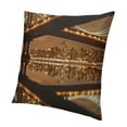 thumbnail image 1 of SHANXI Manhattan Bridge Night Decorative Throw Pillow Case Square Cushion Cover Standard Pillow Cases 22x22in, 1 of 5