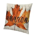 thumbnail image 1 of SHANXI Orange and Hello Autumn Farmhouse Decor Pumpkin Thanksgiving Pillowcases 18x18in, 1 of 5