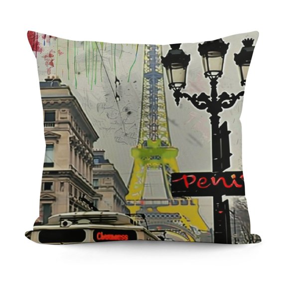 SHANXI Paris , Modernist Style Paris 20x20in