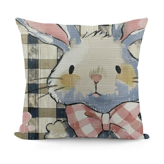 SHANXI Pillow Cover Egg Decorations Holiday Spring Pillow Case for Home Sofa Couch Decor White