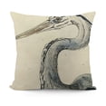 thumbnail image 1 of SHANXI Pillow Covers  Double Sided Decorative Couch Cushion Cover for Throw Pillows Linen Square Watercolor Heron Pillowcase 18x18in, 1 of 5