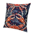 thumbnail image 1 of SHANXI Pillow Covers For Kids Boys Teens Tropical Wild Cushion Covers Navy Blue Oasis Cushion Cases 18x18in, 1 of 5