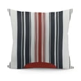 thumbnail image 1 of SHANXI Pillow Covers Red Blue Stripes Decorative Pillow Cases Throw Pillows Home Decor for Sofa Couch Porch Outdoor 12x12in, 1 of 5