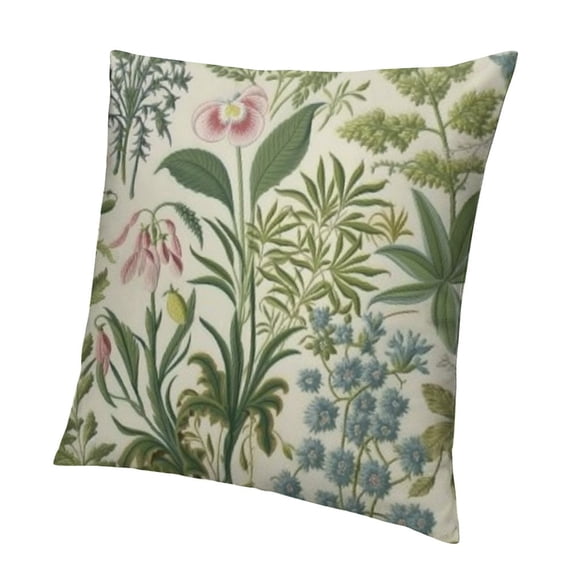 SHANXI Pillow Covers, Wild Plant Decor Seasonal Floral Throw Pillow Case Decorations for Home Sofa Couch 22x22in