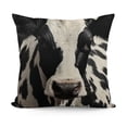 thumbnail image 1 of SHANXI  Print Throw Pillow Cover Black &amp; White Cow Spots Pattern Printed Farmhouse Cushion Case for Sofa Couch Linen 22x22in, 1 of 5