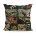 thumbnail image 1 of SHANXI  Retro Brown Deer Bird Fish Cabin Forest Pine Nut Trees Maple Leaves Field Fall Y'all Decorative Throw Pillow Cover Case Home Living Room Bed Sofa Car 22x22in, 1 of 5