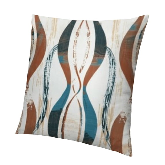SHANXI Reversible Throw Pillow Covers Kids Pillow Covers Home Decor for Boys Teens Striped Art Square Cushion Covers 24x24in