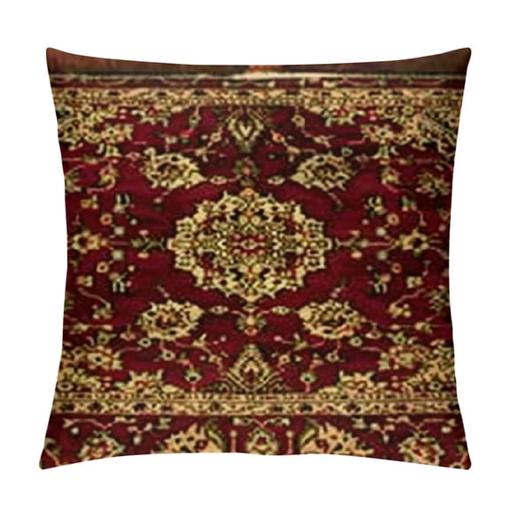 SHANXI Rug Pillow Case Ornament Decorative Square Throw for Sofa Couch Decoration 24x24in