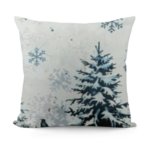 SHANXI Snow Pine Trees Pillow Covers - Throw Pillow Covers for Home Couch Christmas Holiday Decoration 20x20in