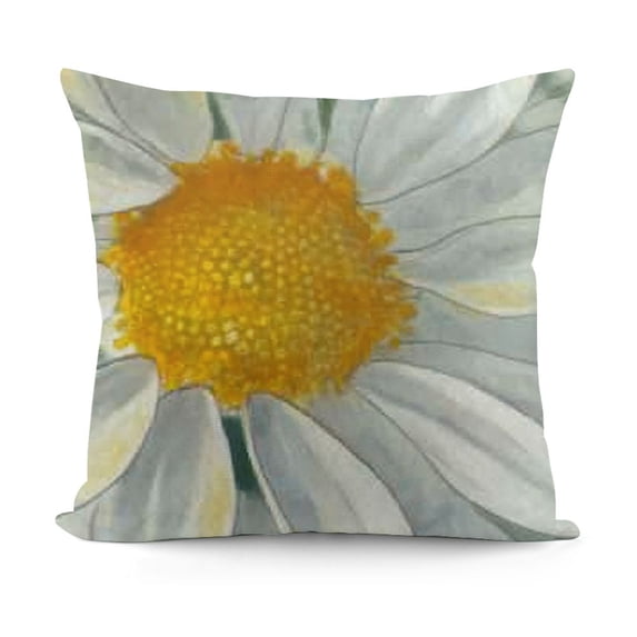 SHANXI Spring Pillow Covers, Daisy Floral Decorations Seasonal Farmhouse Summer Pillow Case Decor for Sofa Couch 12x12in