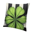 thumbnail image 1 of SHANXI St.Patrick's Day Pillow Covers,Striped Decorations Holiday Spring Decorative Pillow Case Decor for Sofa Couch 22x22in, 1 of 5