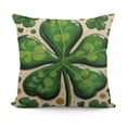 thumbnail image 1 of SHANXI St Patricks Day Throw Pillow Cover, Decoration for Sofa Couch 12x12in, 1 of 5