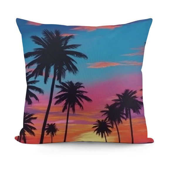 SHANXI Sunset Design Square for Home Decor Sofa Car Bedroom Pillow case 12x12in