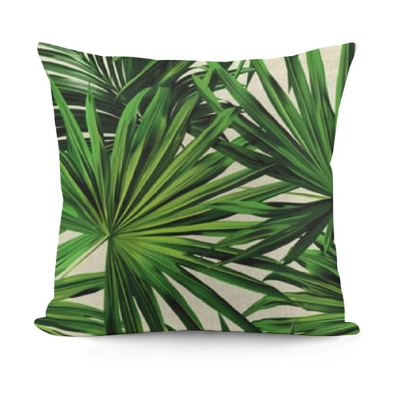 SHANXI , Throw Cover Leaves of Growth Themed Prin 24x24in