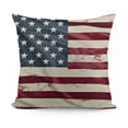 thumbnail image 1 of SHANXI Throw Pillow Cover, America Flag for Sofa Couch 24x24in, 1 of 5