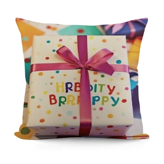 SHANXI Throw Pillow Cover, Birthday Gift Outdoor Decoration for Sofa Couch Farmhouse 22x22in