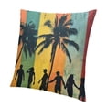 thumbnail image 1 of SHANXI Throw Pillow Cover,Summer Beach Pillow Covers, Flannel Pillow Covers Hawall board Ocean Holiday Cushion Case for Sofa 24x24in, 1 of 5