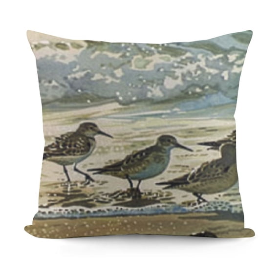 SHANXI Throw Pillow Cover in Sea Blue Kathie Decorative Pillow Case Home Decor Square Pillowcase 20x20in