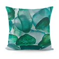 SHANXI Throw Pillow Covers Colorful Green Design Square Pillowcase for