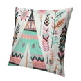 thumbnail image 1 of SHANXI Throw Pillow Covers Ethnic with and Surface Cute for Couch Living Room 24x24in, 1 of 5